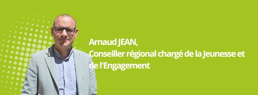 Arnaud Jean, Conseiller régional chargé de l'Engagement